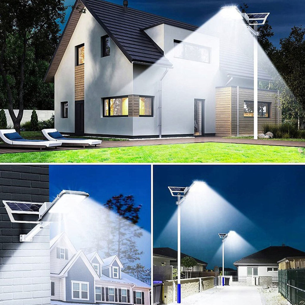 Jaudrs saules enerģijas darbināts apgaismojuma lukturis, krēslas sensors, tālvadības pults, Vögler Professional 1500W